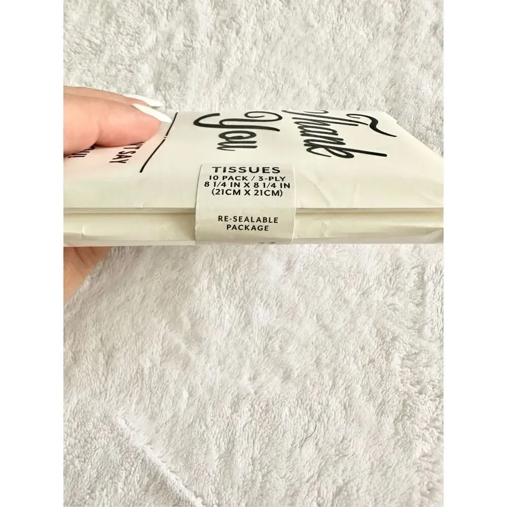 Thank you - wedding tissue pack
